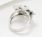 Or Paz Sterling Silver Flower Ring, Size 5